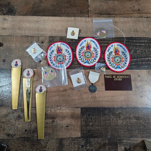 VFW Voice of Democracy Collection - Patches, Pins & More - Picture 1 of 10